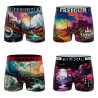 Lot de 4 boxers enfant Vibrant Garantie 2 ans