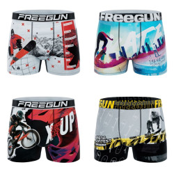 Lot de 4 boxers enfant Extremes Sports Garantie 2 ans