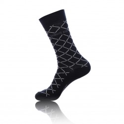 Chaussettes Homme Fantaisie Noires CERRUTI