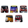 Lot de 5 boxers enfant Street Ninja Garantie 2 ans Lot de 5 boxers enfant Street Ninja Garantie 2 ans