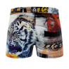 Lot de 3 boxers garçon en polyester recyclé Savage Animals