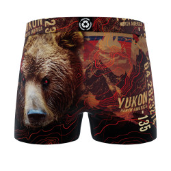 Lot de 4 Boxers garçon en polyester recyclé Animals Savage