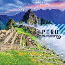 Lot de 6 boxers garçon en polyester recyclé Landscape