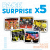 Pack Surprise de 5 Boxers microfibre garçon