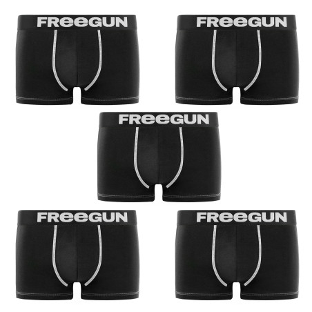Lot de 5 boxers garçon Uni