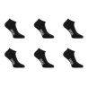Lot de 6 paires de chaussettes tiges courtes junior Freegun noir