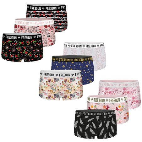 Pack Surprise de 3 shortys fille microfibre