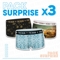 Pack Surprise de 3 shortys fille microfibre