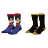 Lot de 2 paires de chaussettes Dragon Ball Z Homme Lot de 2 paires de chaussettes Dragon Ball Z Homme