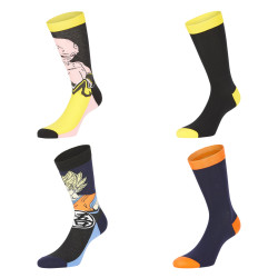 Lot de 4 paires de chaussettes Dragon Ball Z Garçon