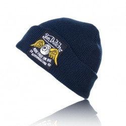 Bonnet homme Von Dutch Patch Bleu Marine