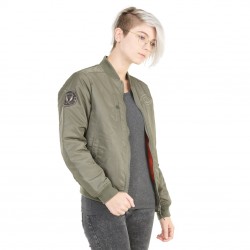 Veste Bombers Femme Von Dutch Atomic Vert Kaki