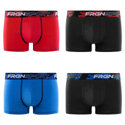 Lot de 4 boxers garçon en coton Dynamic Tom