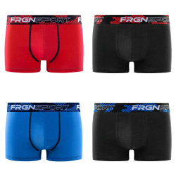 Lot de 4 boxers garçon en coton Dynamic Tom