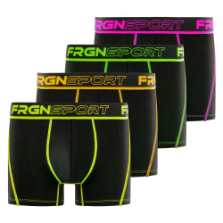 Lot de 4 boxers garçon Dynamic Soft Touch avec surpiqûres Mark