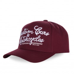 Casquette baseball homme Von Dutch Bor Rouge