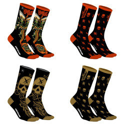 Lot de 4 paires chaussettes Homme Hyraw