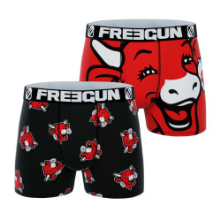 Lot de 2 boxers homme La vache qui rit Aop