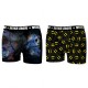 Lot de 2 boxers Homme Justice League