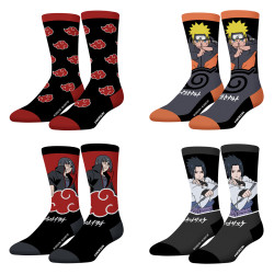Lot de 8 paires de chaussettes Naruto Shippuden Homme