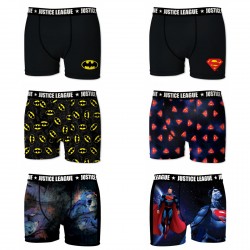 Lot de 6 Boxers Garçon Justice League