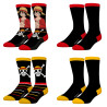 Lot de 4 paires de chaussettes homme One Piece