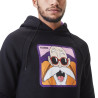 Sweat à capuche homme Dragon Ball Z Kame Noir