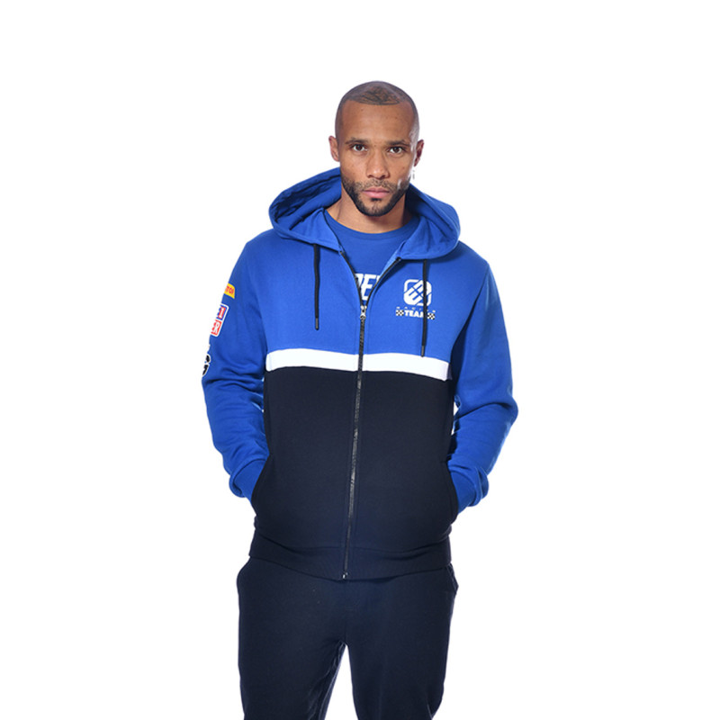 Sweat homme à capuche avec zip Collection Racing