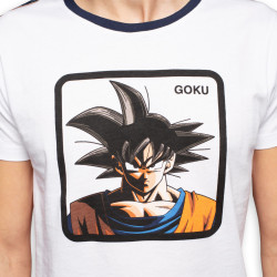 T-Shirt homme Dragon Ball Z Goku Blanc