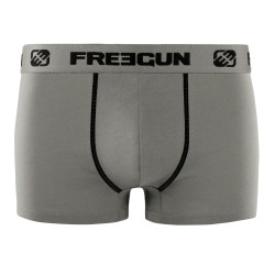 Lot de 2 Boxers garçon coton Gris
