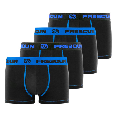 Lot de 4 Boxers coton garçon Bleu
