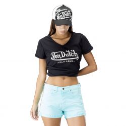 Short  Femme VON DUTCH ANA denim surteint bleu