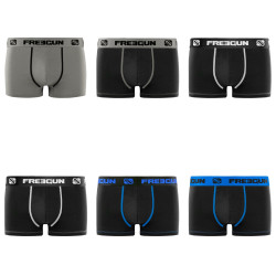 Lot de 6 boxers enfant en coton uni
