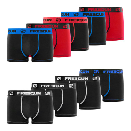 Lot de 9 boxers garçon en Coton
