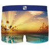 Boxer garçon en polyester recyclé Landscape Sun
