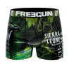 Boxer garçon en polyester recyclé Animail Savage Snake