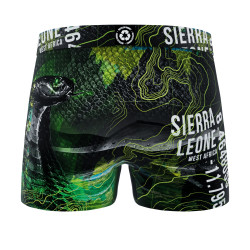 Boxer garçon en polyester recyclé Animail Savage Snake