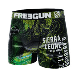 Boxer garçon en polyester recyclé Animail Savage Snake
