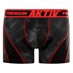 Boxer homme Aktiv Surpiqure Rouge