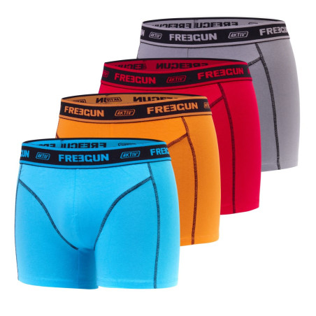Lot de 4 boxers en coton homme Aktiv