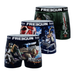 Lot de 3 boxers homme Attack On Titan
