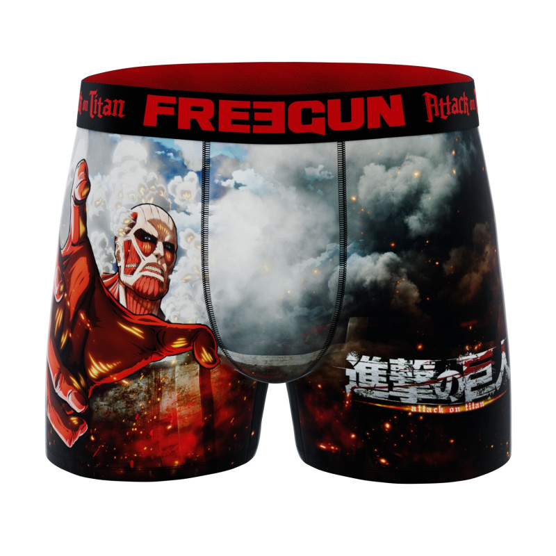 Lot de 3 boxers homme Attack On Titan Lot de 3 boxers homme Attack On Titan