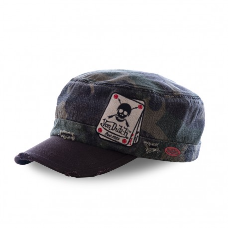 Casquette Von Dutch Army Imprimé Camouflage