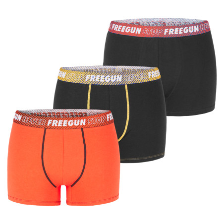 Lot de 3 Boxers coton homme Never Stop