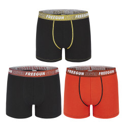 Lot de 3 Boxers coton garçon Never Stop