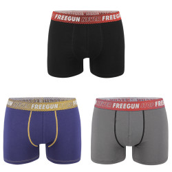 Lot de 3 Boxers coton garçon Never Stop