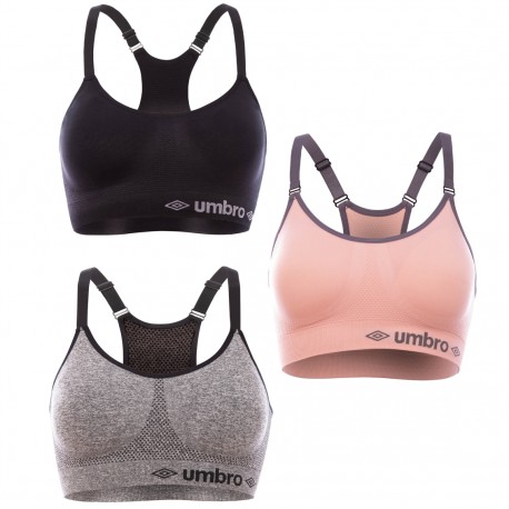 Lot de 3 Brassières femme sans couture