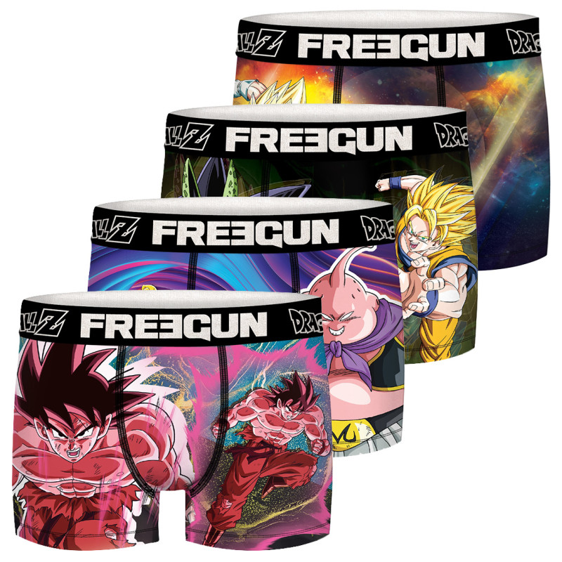 Lot de 4 Boxers homme Dragon Ball Z Duel