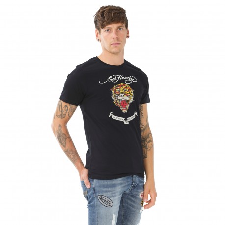 T-shirt homme Ed Hardy Hard Tiger Noir