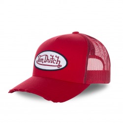 Casquette baseball Von Dutch filet Fresh Rouge